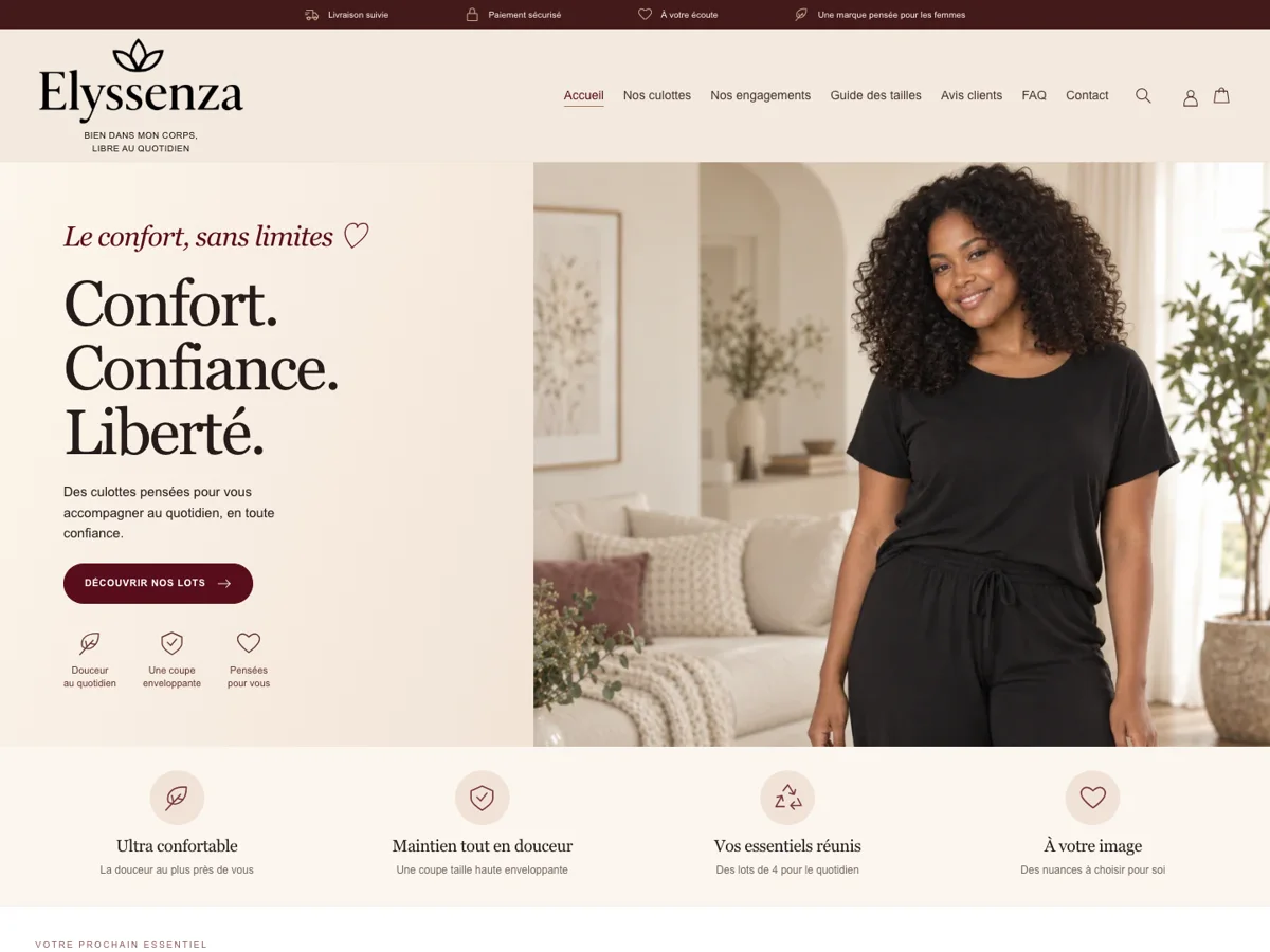Aperçu de la boutique Elyssenza