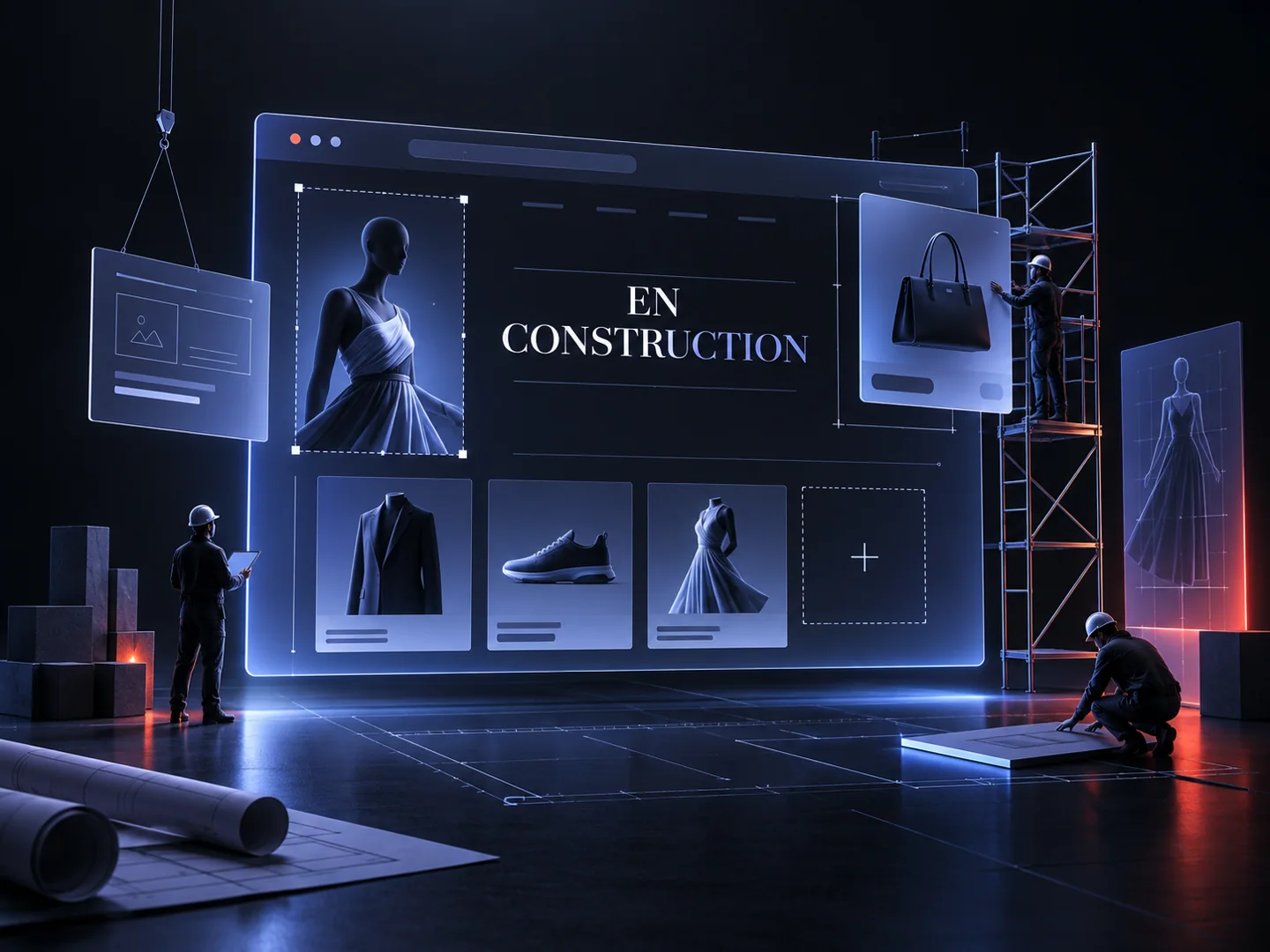 Aperçu du site Velor-a en construction